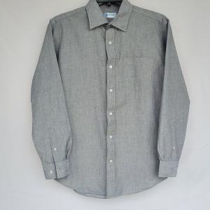 Boy's Medium Gray Dress Shirt 23