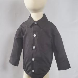 Baby Dark Gray Onesie Shirt 2
